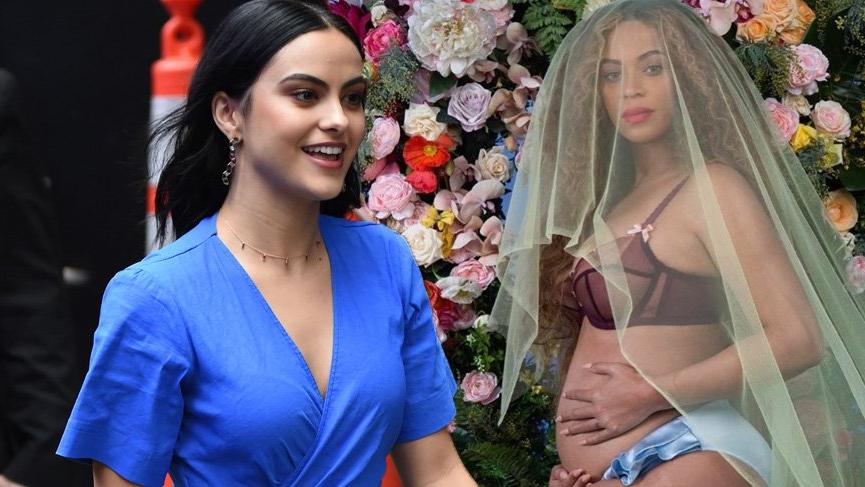 Camila Mendes Beyonce’nin hamilelik pozu ile dalga geçti