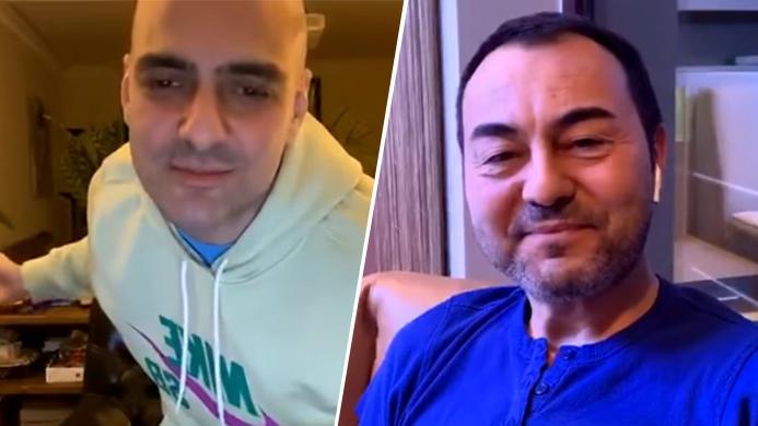 Serdar Ortaç ve Bartu Küçükçağlayan’dan Instagram’ı sallayan yayın