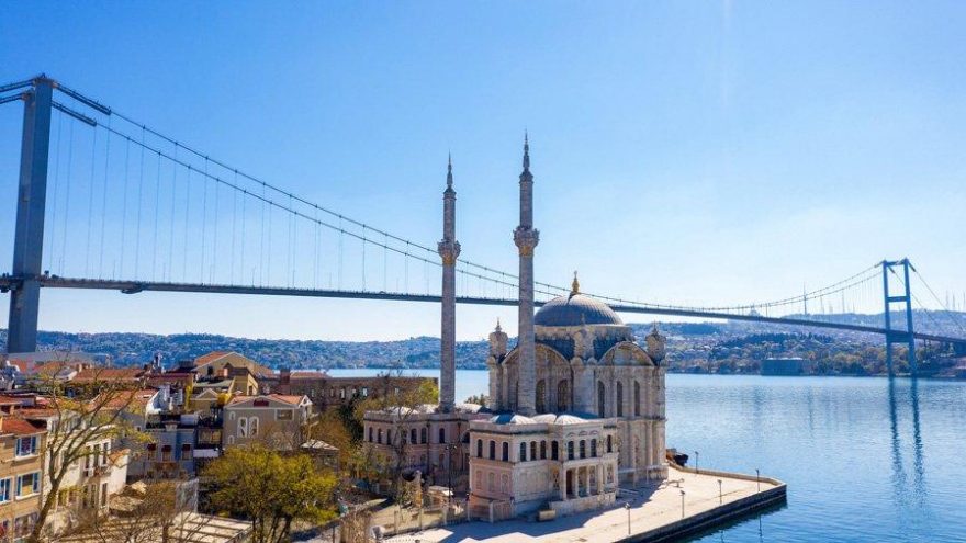 Dronla boş kalan İstanbul görüntüleri