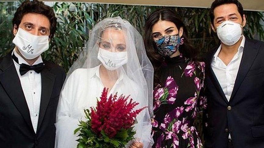 Didem Balçın ve Can Aydın nikah masasına oturdu