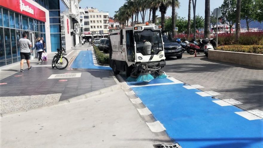 Marmaris’te bisiklet yolları artık serbest