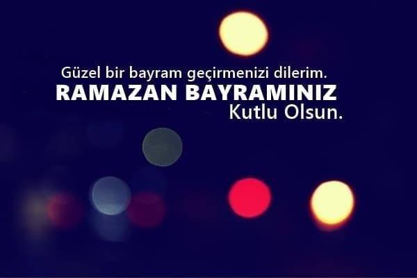 * Vesile olalım kardeşliğe ve barışa. Yorulalım hepimiz yarınki uğraşa. Tat alalım, varalım yüce Allah'a. Erişelim birlikte nice bayramlara. Mübarek Ramazan Bayramınızı en içten dileklerimle kutlarım.