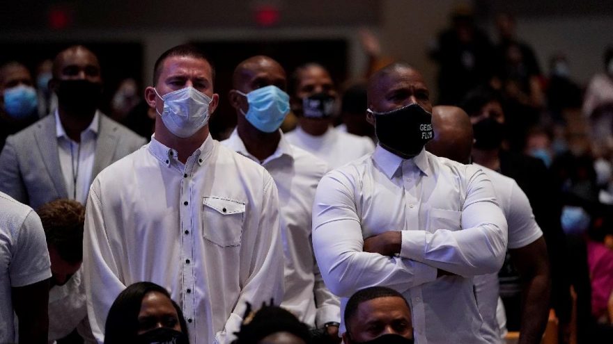 Channing Tatum ve Jamie Foxx, George Floyd’un cenaze törenine katıldı