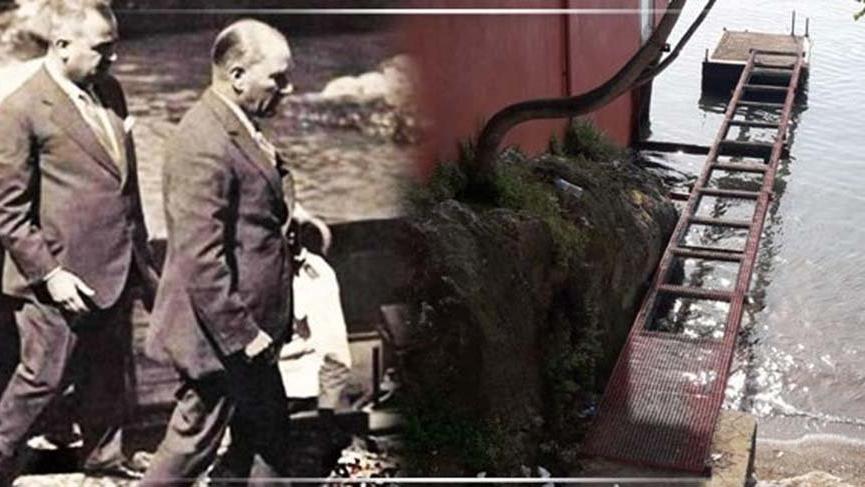 Atatürk’ün Zonguldak’a çıktığı iskeleyi söküyorlar