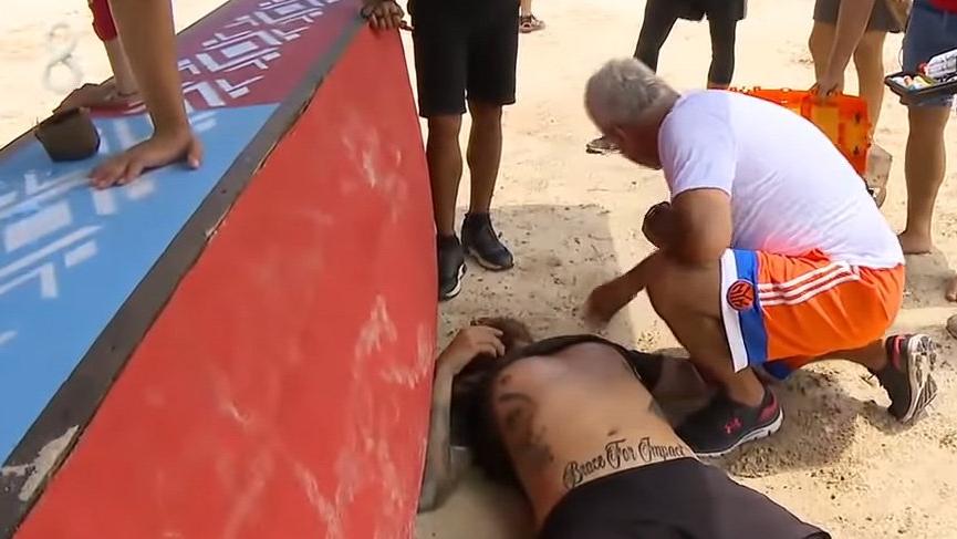 Survivor Barış bir anda yere yığılınca…