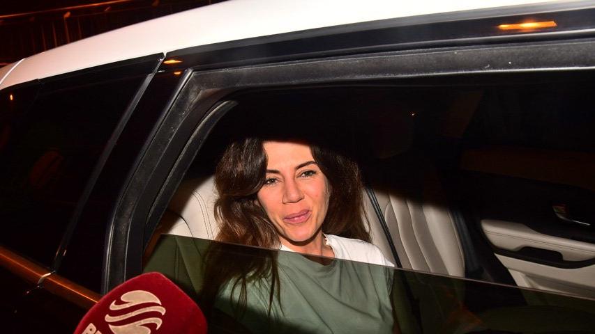 Muhabirler takip edince, Gökçe Bahadır İstanbul turu attırdı