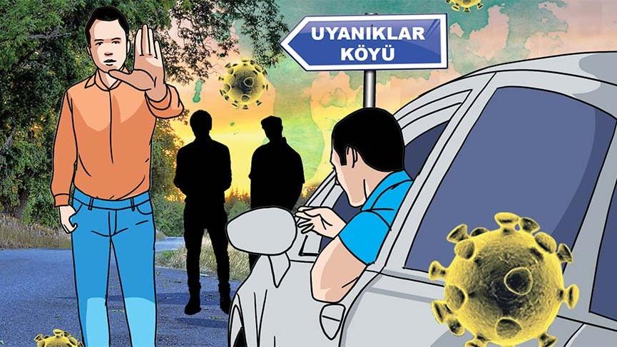 Uyanıklar köyünde piknik