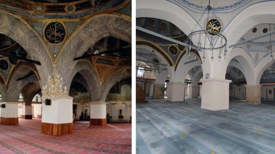 Tarihi camideki restorasyon tartışmaları netlik kazandı