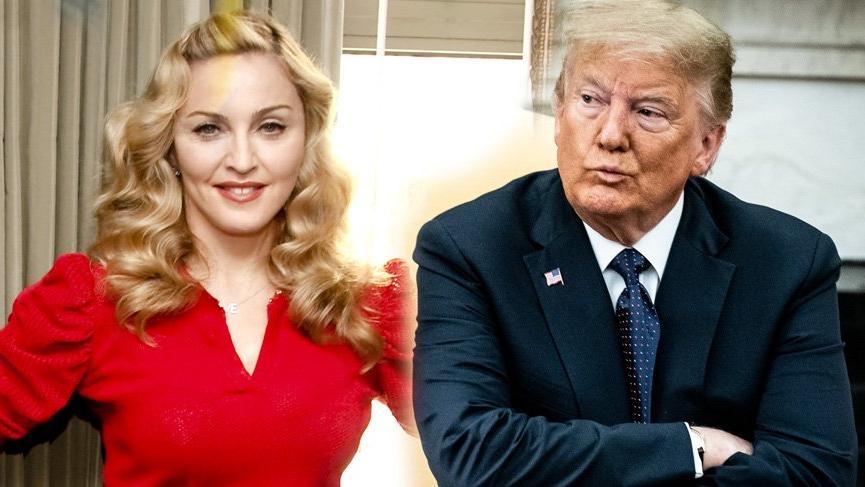 Madonna’dan Donald Trump’a sert çıkış: Nazi, sosyopat