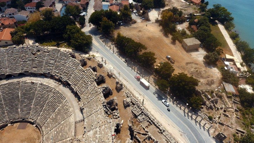 Antik kente tarihi dokunuş