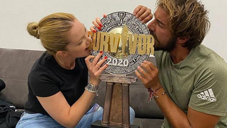 Danla Bilic ve Cemal Can Survivor 2020 kupasının tadına baktı