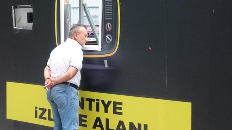 İnşaat izlemek isteyene dev ekran hizmeti!