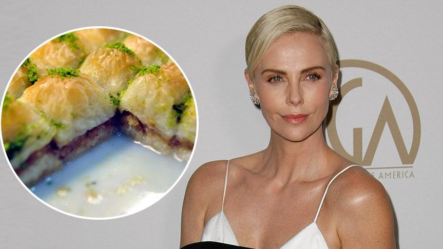 Charlize Theron’un tercihi cevizli baklava