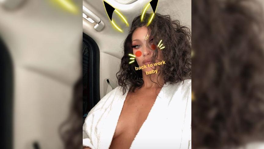 Bella Hadid, karantina sonrası yeniden çalışmaya başladı