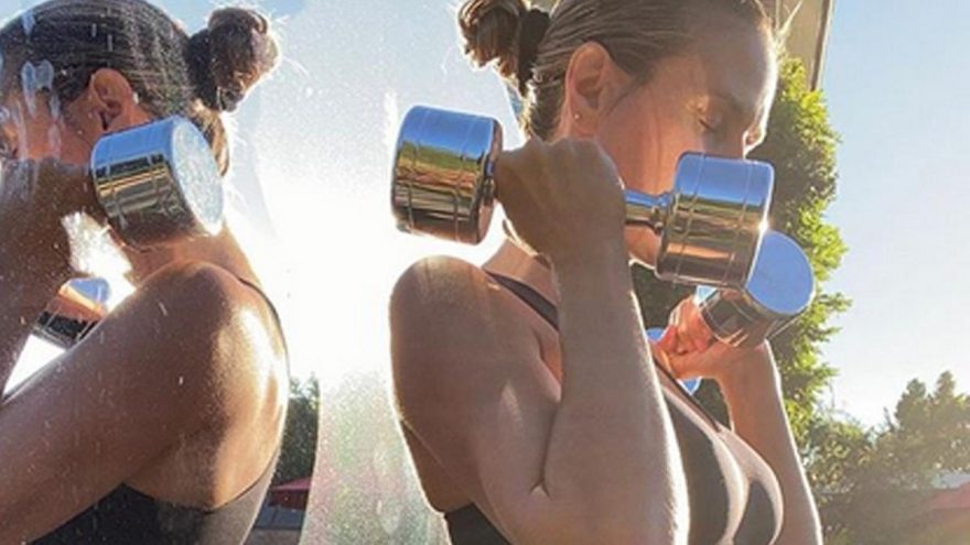 Heidi Klum’un karantina kiloları!