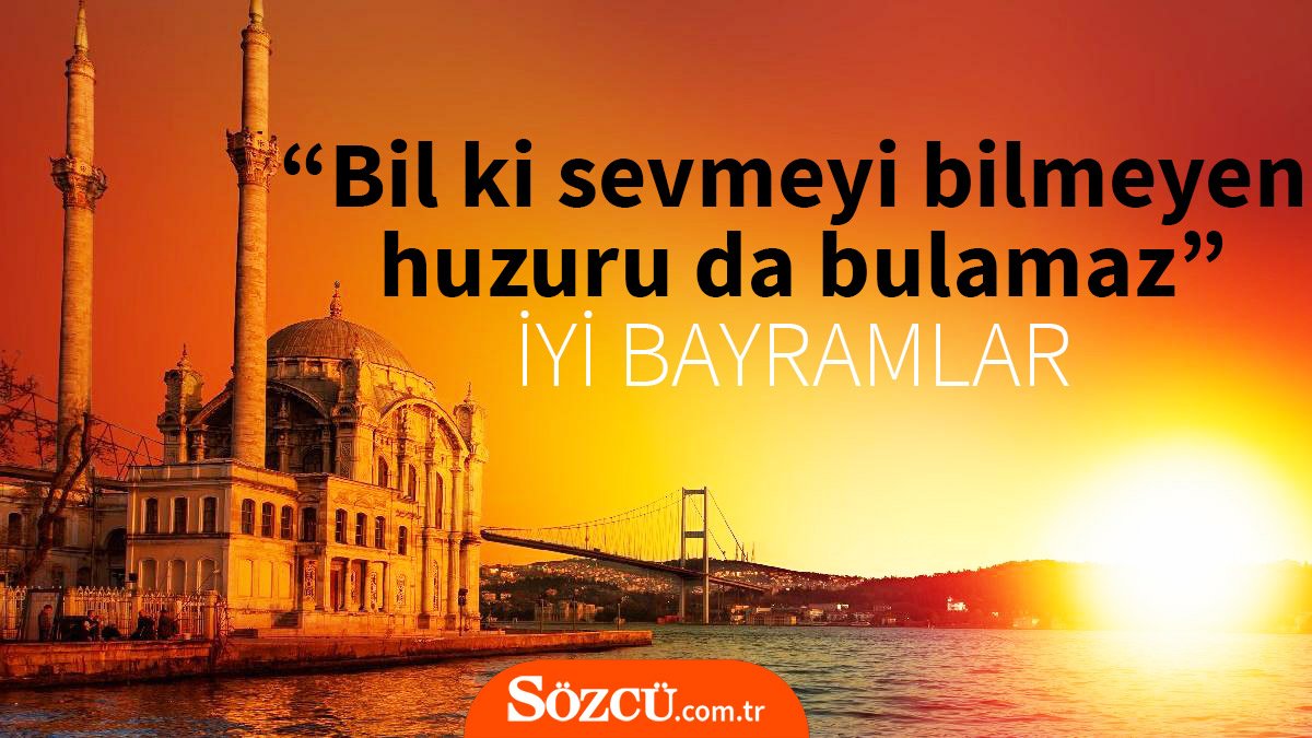 * "Ne şanslıymışımız, dostlarla olduğumuz günlerde. Bir kez daha öğrendik sağlık en büyük şükür sebebiymiş. Dilerim son olsun... İyi bayramlar"