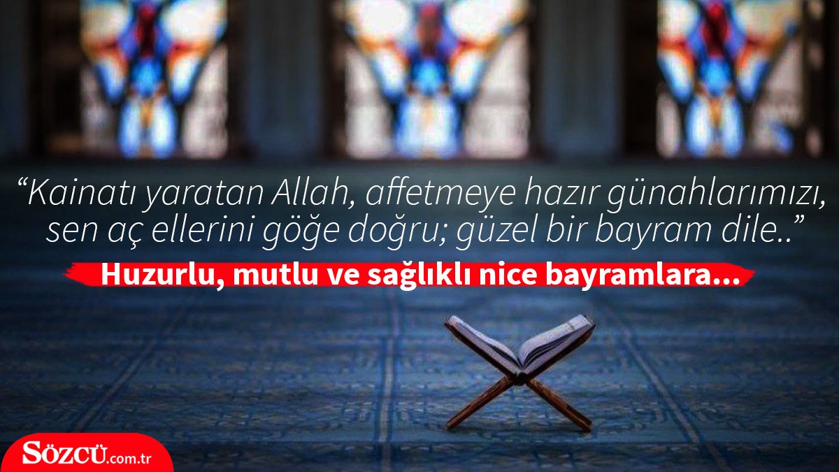 * "Dilden gelen gönüldense, dokunur başka gönüllere... En içten dileklerimle bayramını kutlar, bu bayramın hayırlara vesile olmasını dilerim"