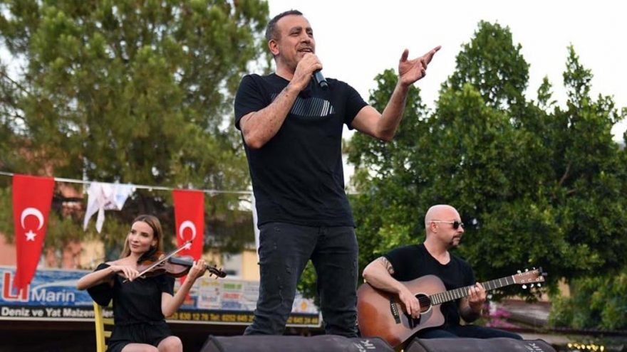 Fethiye Göcek Halk Evi açılışında Haluk Levent ve Şükriye Tutkun konseri