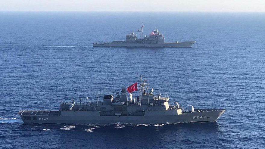 MSB duyurdu: ABD uçak gemisi muharebe grubu ile Akdeniz’de eğitim icra edildi