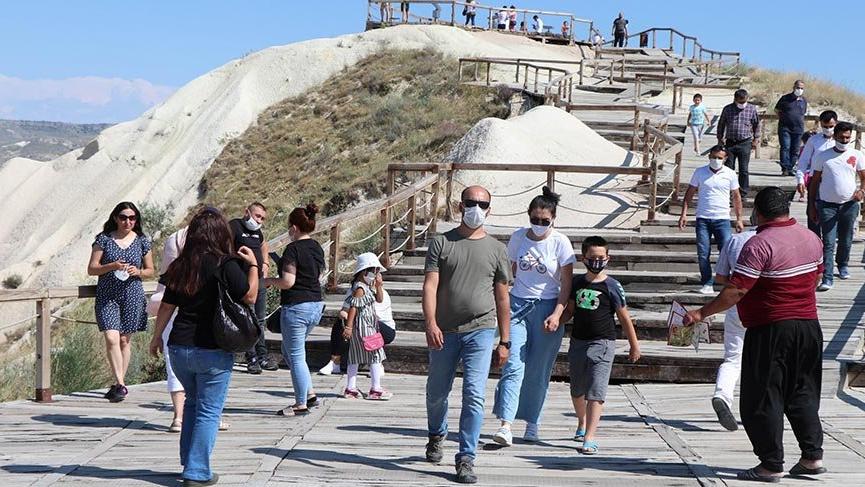 Kapadokya bölgesini 7 ayda 419 bin 905 turist ziyaret etti