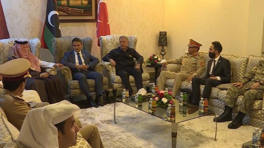 Hulusi Akar Libya’da temaslarda bulunuyor