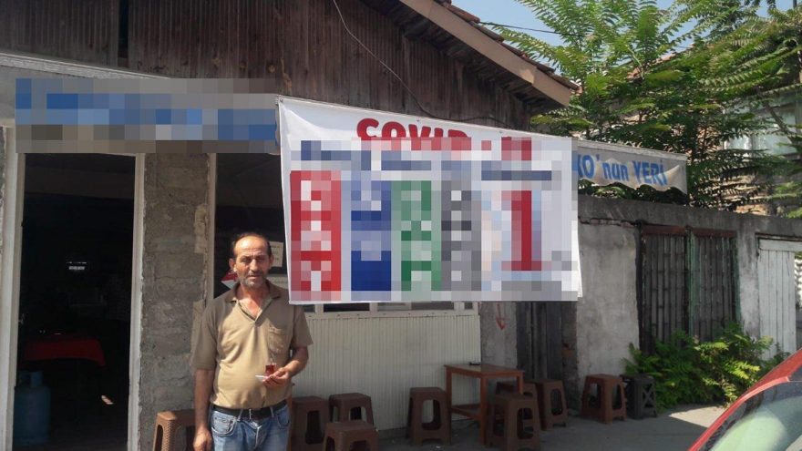 Kahveci esnafından ilginç protesto: Battık bari tam batalım