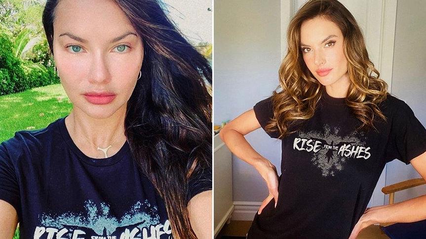 Adriana Lima ve Alessandra Ambrosio, Beyrut için harekete geçti