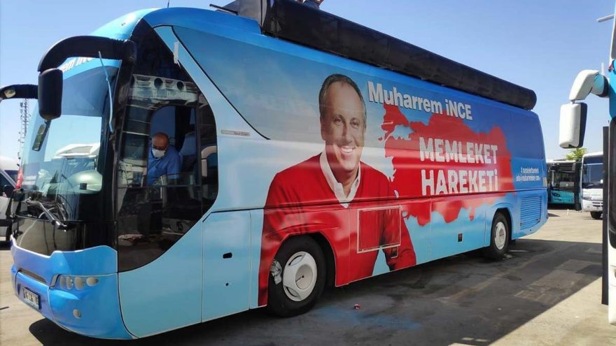 Otobüs hazırlandı, İnce yola çıkıyor