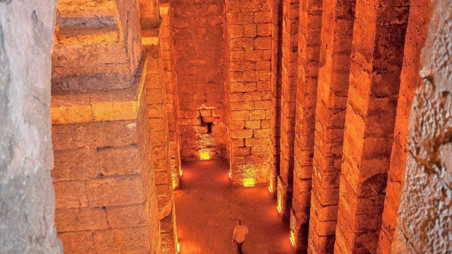 Dara’da ortaya çıkarılan sarnıç, Yerebatan’dan daha derin