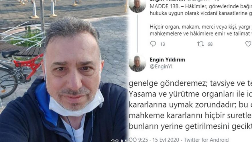 AYM üyesi Yıldırım’dan İçişleri Bakanı Soylu’ya ‘bisikletli’ yanıt!