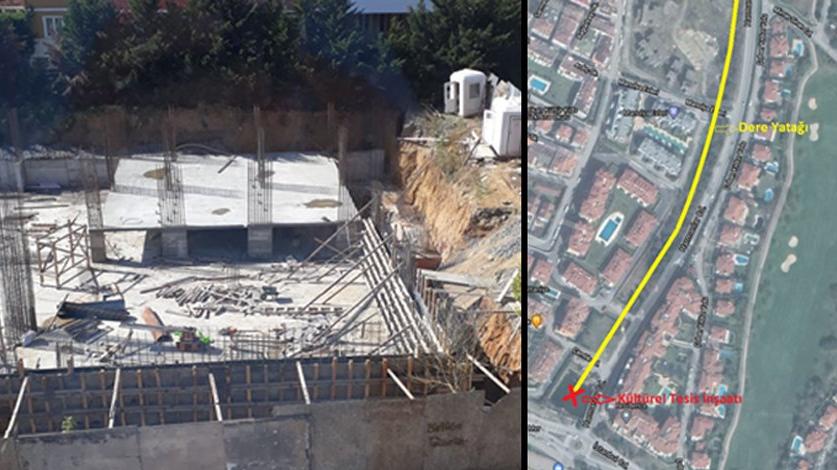AKP’li belediye dere yatağına cami yapıyor