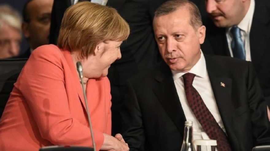 Cumhurbaşkanı Erdoğan, Merkel ile görüştü