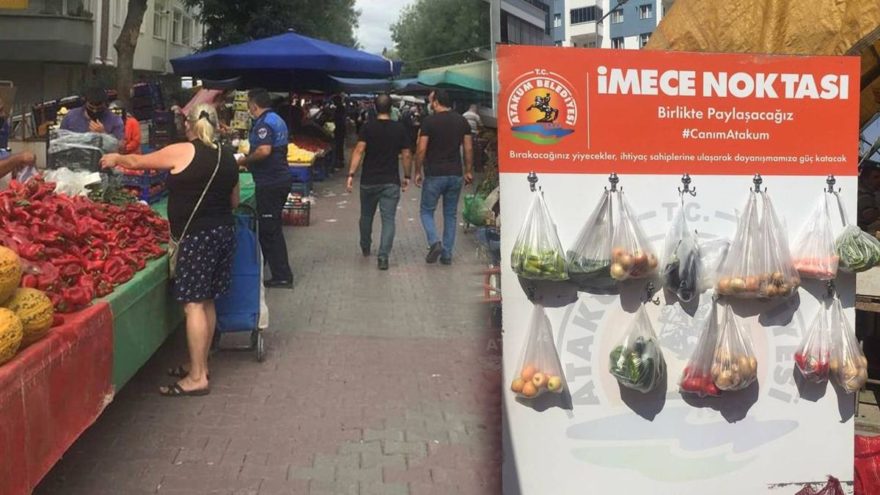 İhtiyaç sahibi için bırakılan malzemeleri tezgahta sattı