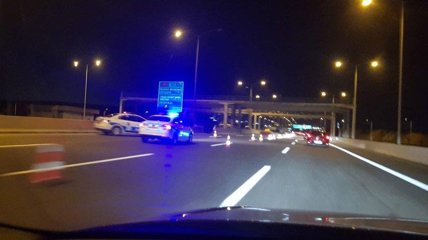Osmangazi Köprüsü üzerinde trafik yoğunluğu
