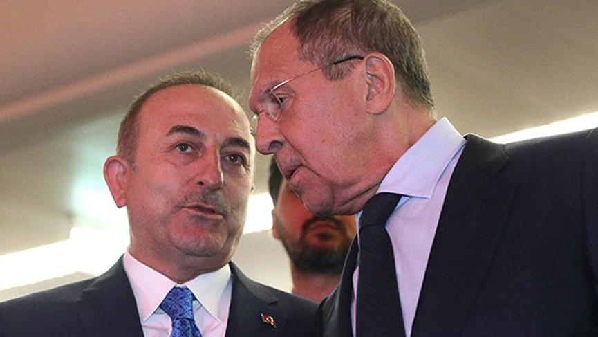 Bakan Çavuşoğlu, Rus mevkidaşı ile görüştü