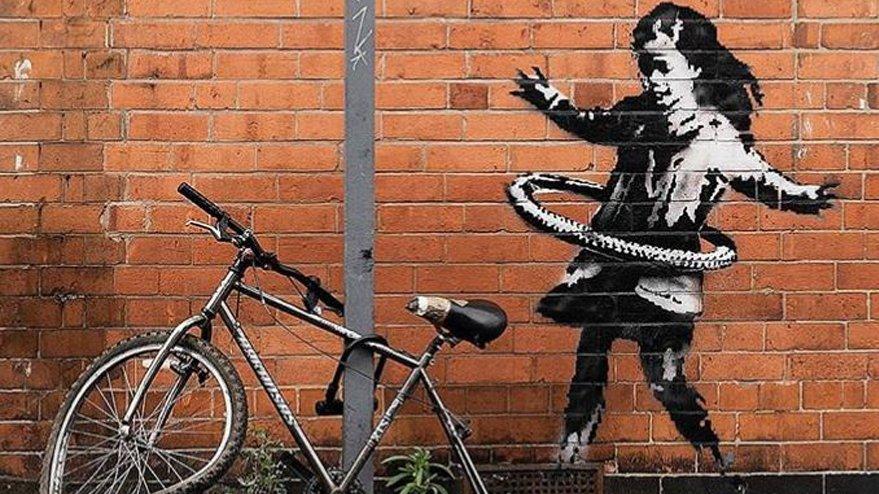 Gizemli duvar resmi Banksy’nin çıktı