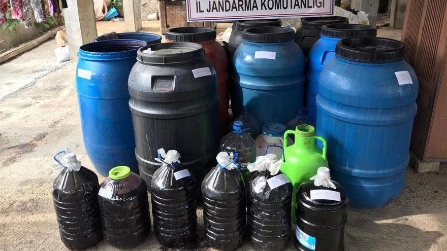 Manisa’da sahte içki operasyonu: 20 ton şarap ele geçirildi