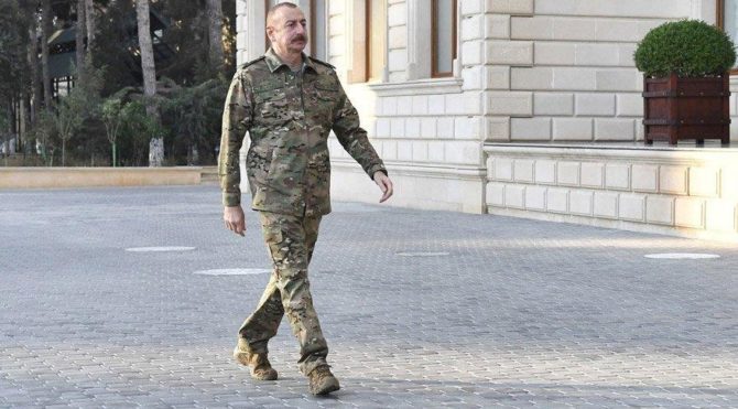 Aliyev’den çok sert Dağlık Karabağ çıkışı: Dışarıdan müdahale olursa F-16’ları görecekler