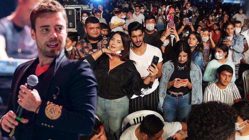 Murat Dalkılıç konserinde corona unutuldu