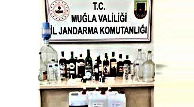 Mugla Da 306 Litre Sahte Raki Ile 30 Litre Etil Alkol Yakalandi Son Dakika Haberleri