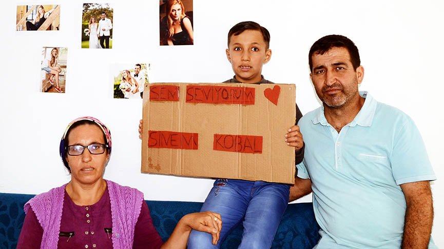 Küçük Alihan’ın Sinem Kobal tutkusu: Bir sesini duysam dünya benim olur