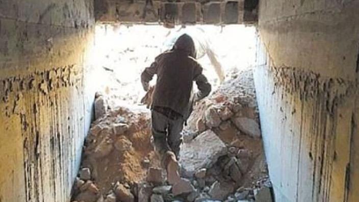 Drug trafficker's 'shipping tunnel' revealed