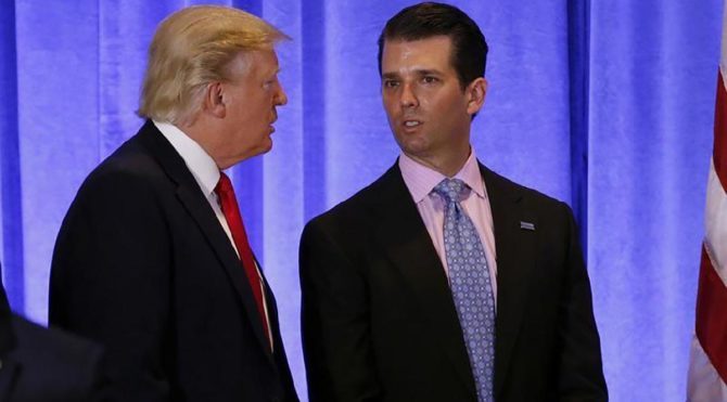 ABD Başkanı Trump’ın oğlu corona virüsüne yakalandı