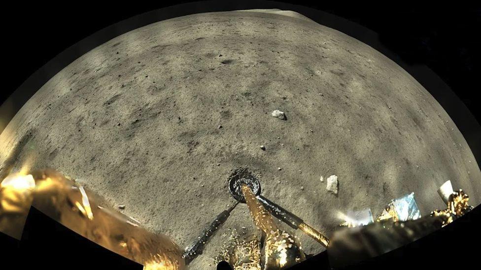 New images from China's Moon mission: samples collected