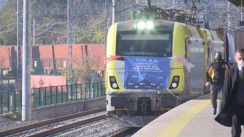 Türkiye'den Çin'e gidecek ilk ihracat treni İstanbul'dan yola çıktı - Son dakika haberleri