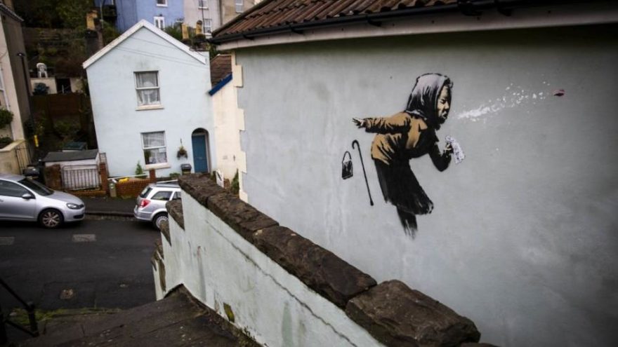 Banksy’nin son eserini çizdiği evin fiyatı uçtu: 50 milyon TL değer biçiliyor