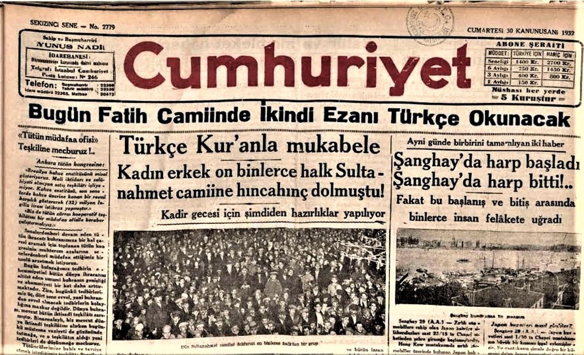 Sinan Meydan Turkce Kur An Tarihi Sozcu Gazetesi