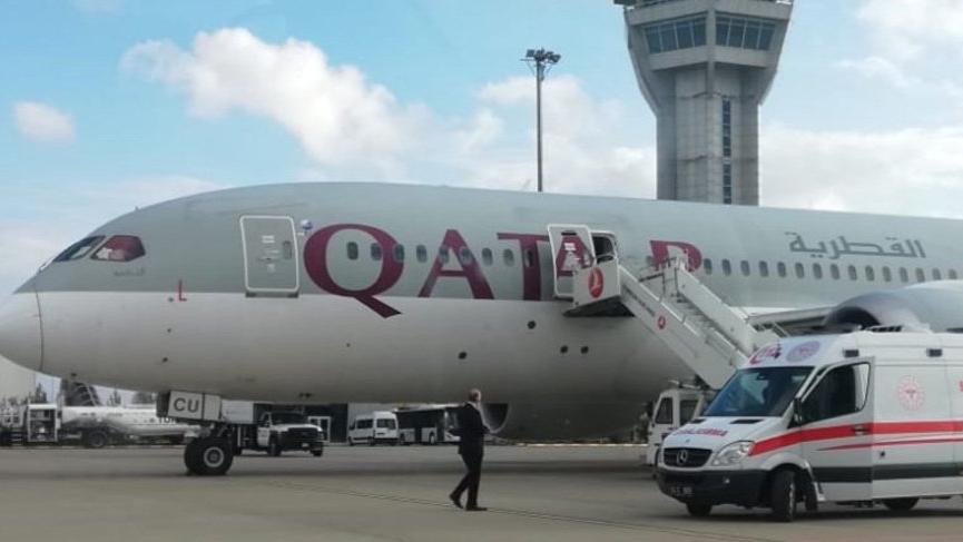 İngiltere-Katar seferini yapan uçak Şanlıurfa’ya acil iniş yaptı, yolcuda corona virüsü çıktı