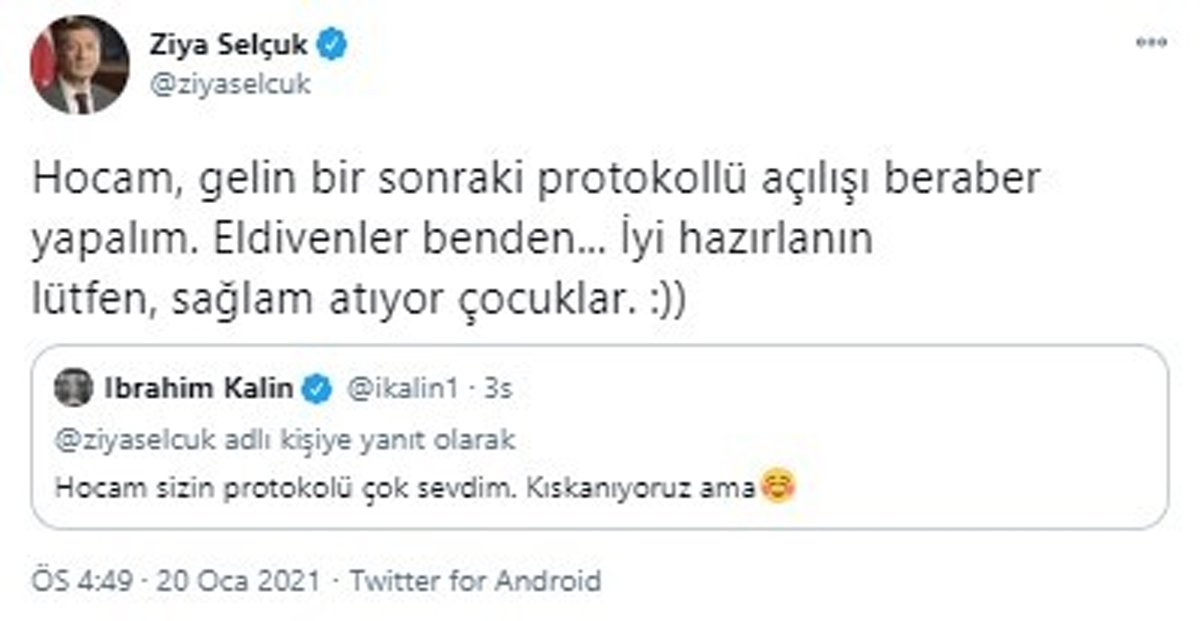 Bakan Selçuk’tan İbrahim Kalın’a yanıt - Resim : 2