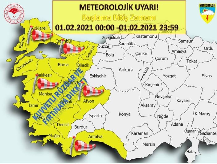 Meteoroloji’den İstanbul için fırtına uyarısı - Resim : 1